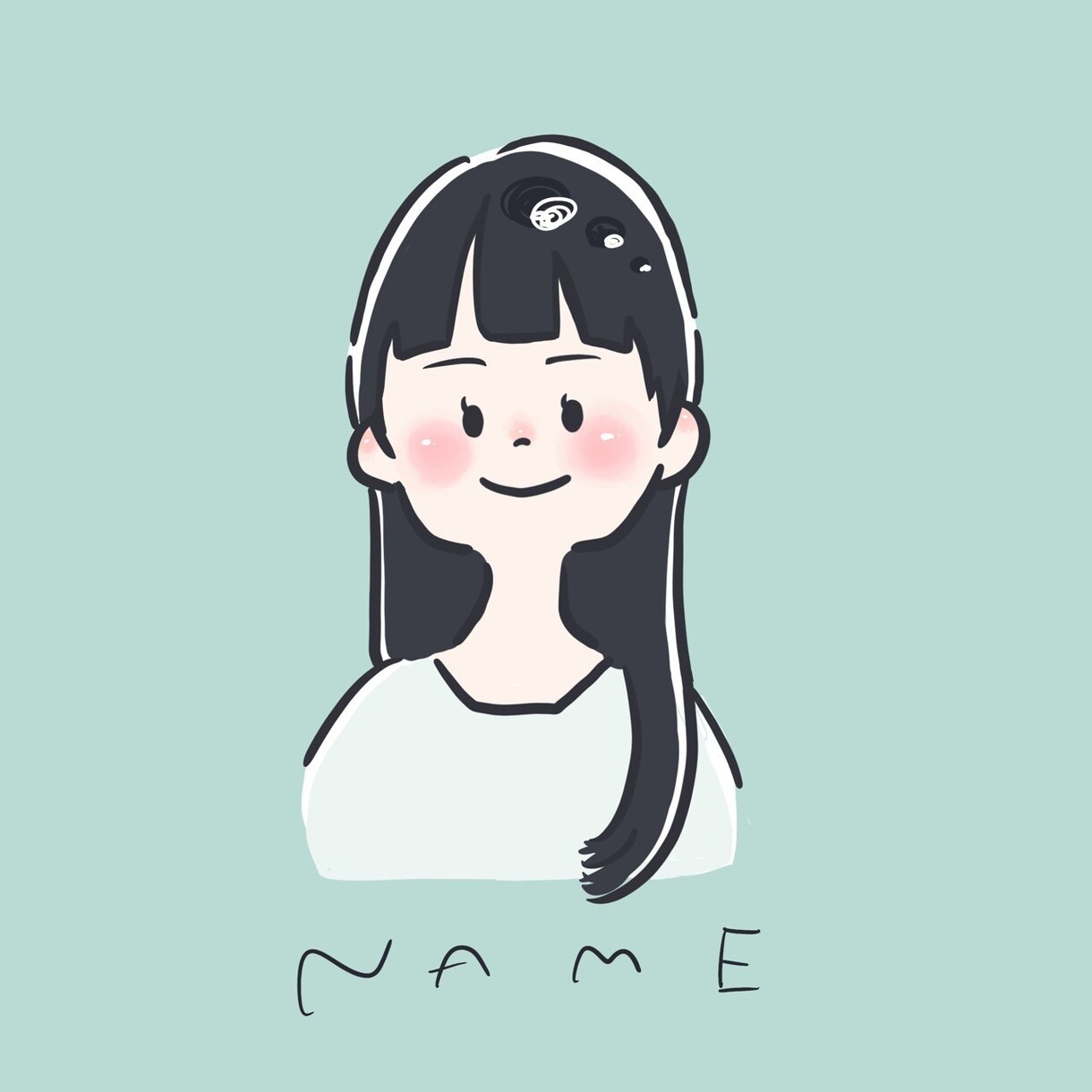 上半身までの似顔絵を描きます 写真データを元にゆるくてやさしい似顔絵をお描きします。 イメージ4
