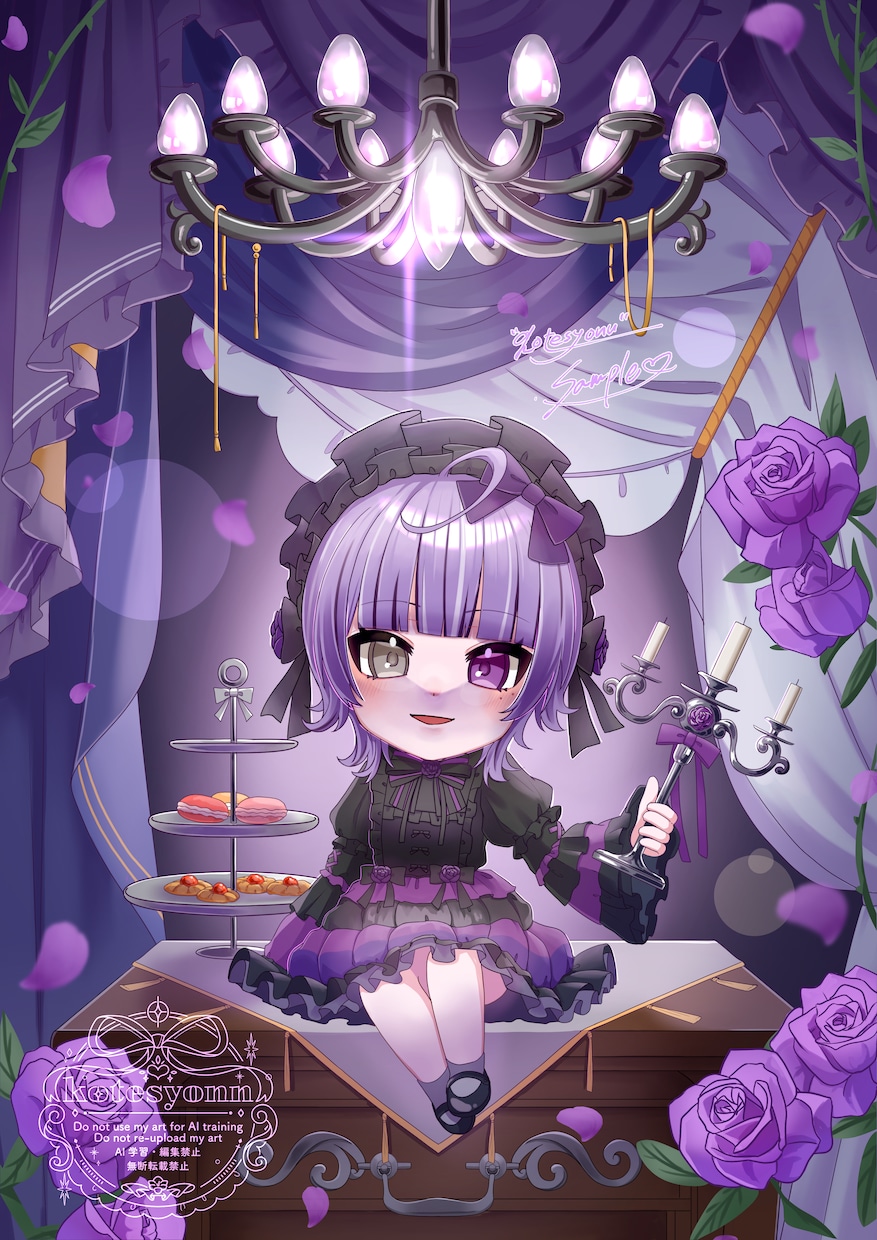 もちもち可愛いミニキャラお描きします グッズやアイコンなどと相性のいい可愛いイラストです！ イメージ5