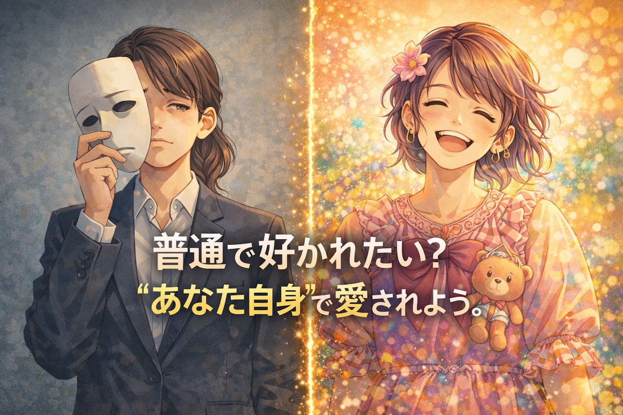 普通で好かれたい？“あなた自身”で愛されます あなた本来の魅力を一緒に見つけていきましょう。 イメージ2