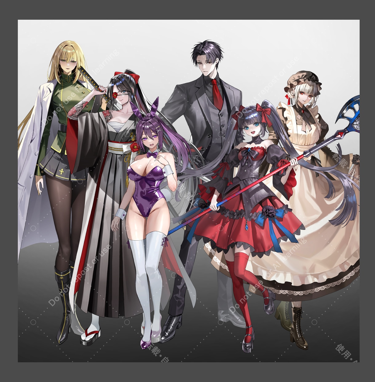 表情差分5種まで無料！立ち絵制作いたします TRPG、ゲーム、動画等にいかがでしょうか？ イメージ3