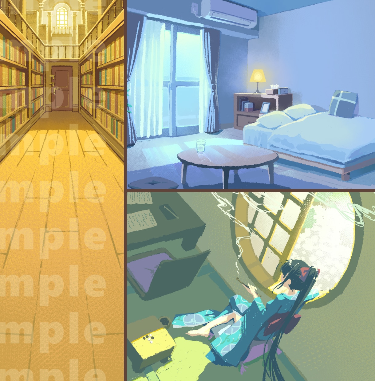 サッパリめの部屋イラスト描きます 簡易な部屋イラスト制作します！ イメージ2