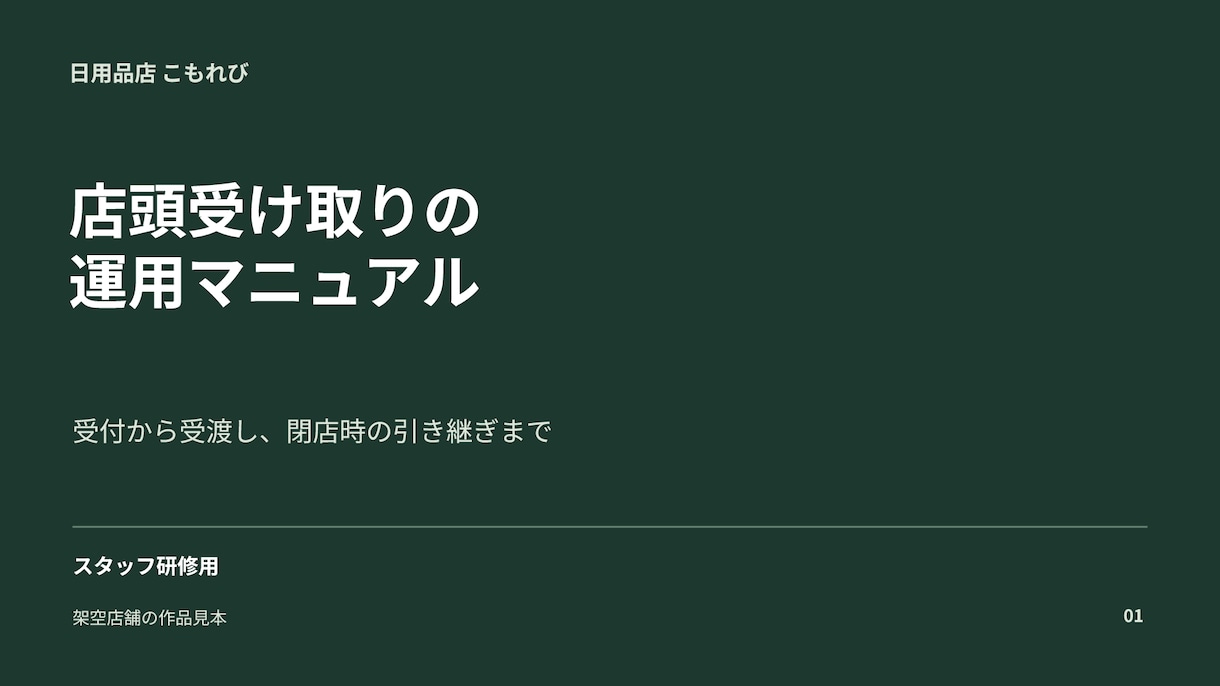 業務マニュアルを見やすい資料に整えます 手順メモを図解・チェック表へ。編集できる資料で納品 イメージ2