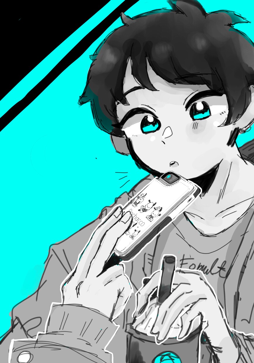 カッコいいイラスト描きます まとまった色のイラスト描きます！ イメージ2