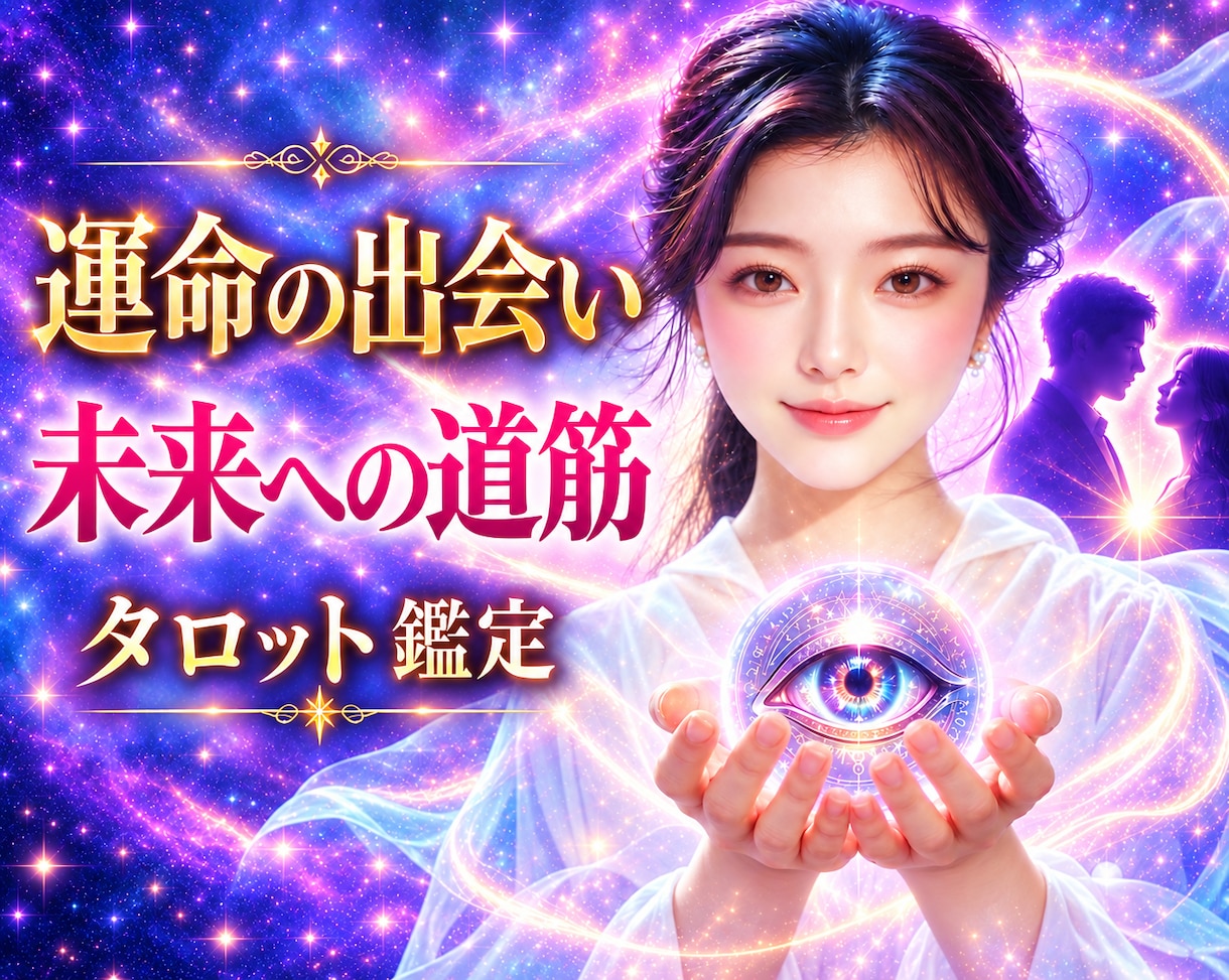 運命の出会いと希望の未来への道筋を占います 迷いの中にある答えを静かに導くタロット イメージ1