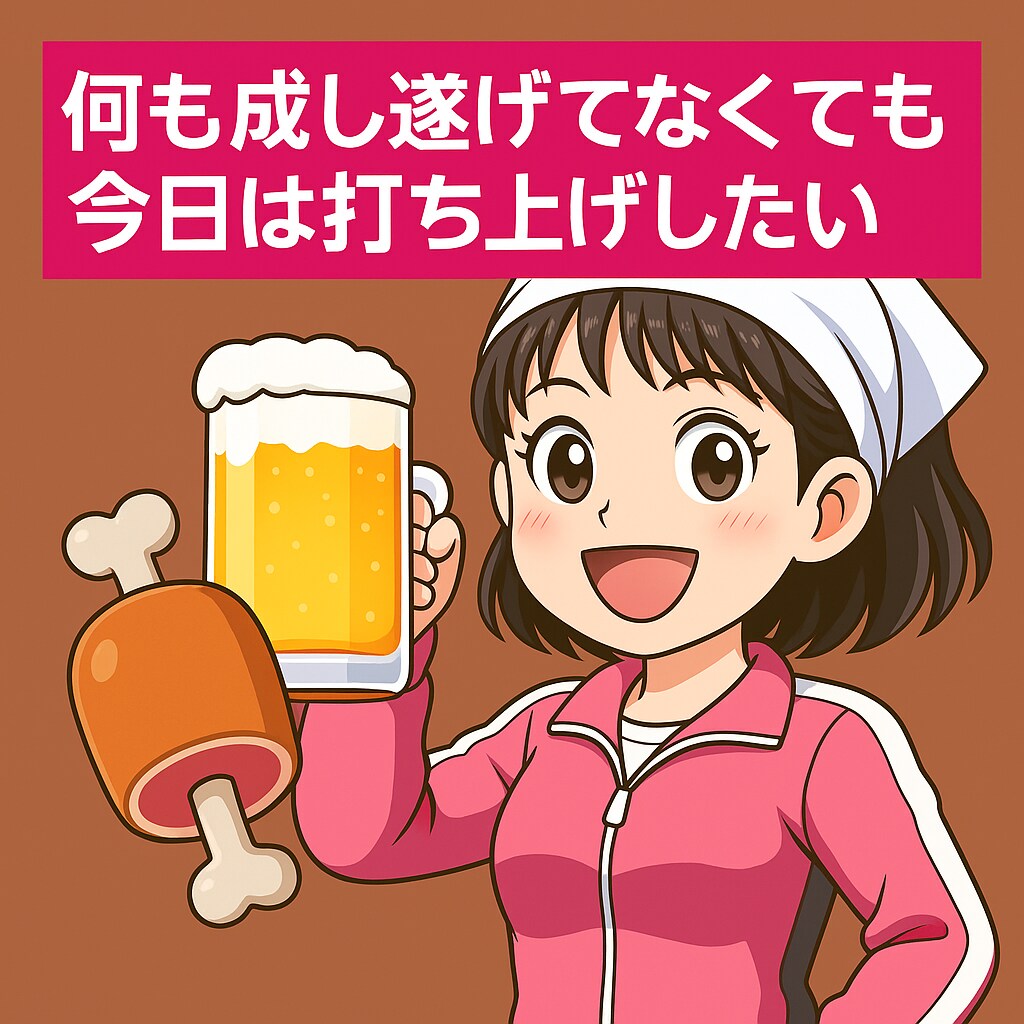 何も頑張ってないけどそんなの関係ねえ打ち上げします 街中華｜サボろう｜ワクワク｜理由なんか要らん｜ヤケクソ イメージ9