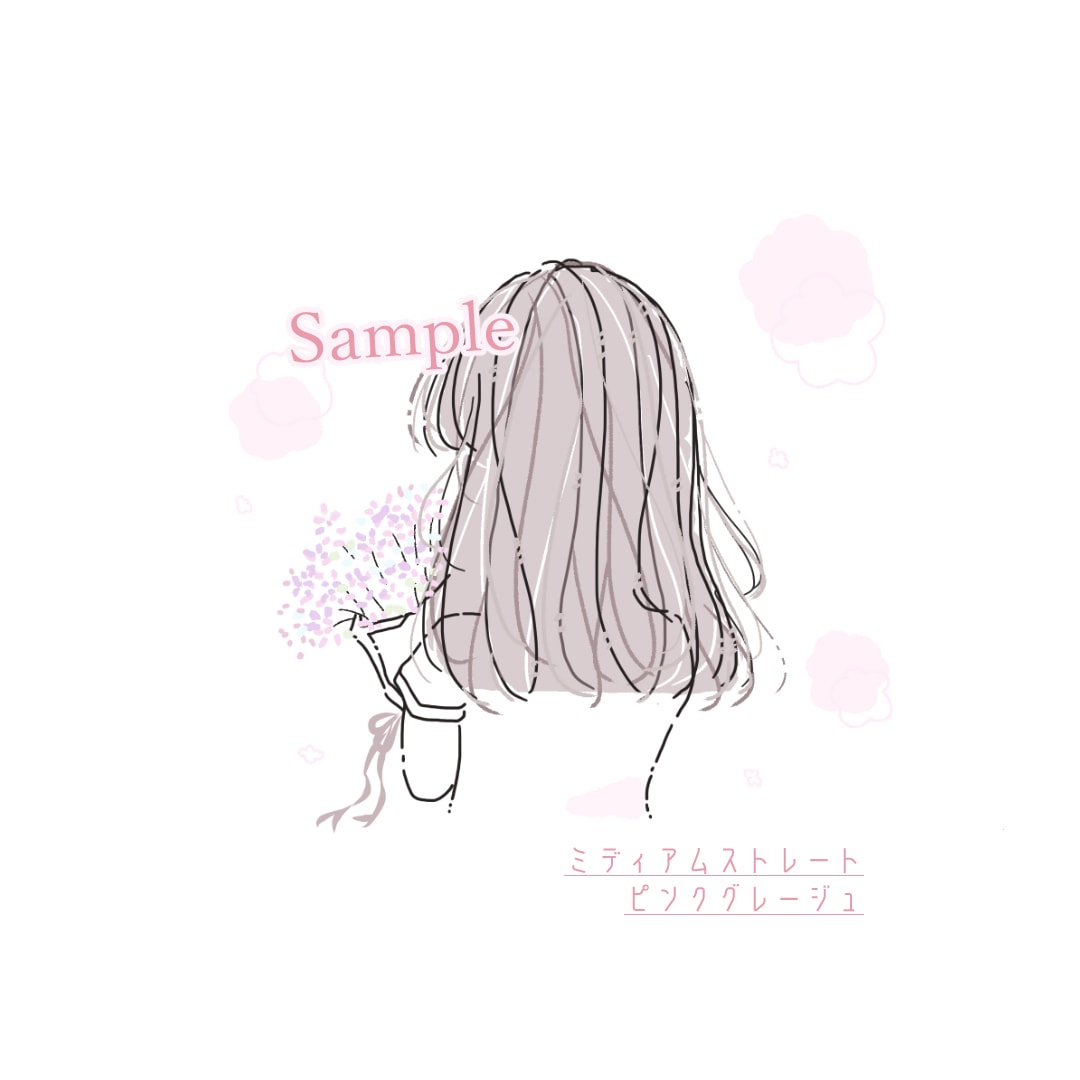 商用◎ゆるふわ優しい雰囲気の後ろ姿イラスト描きます ＊あなただけのオリジナルイラストいかがですか＊ イメージ4