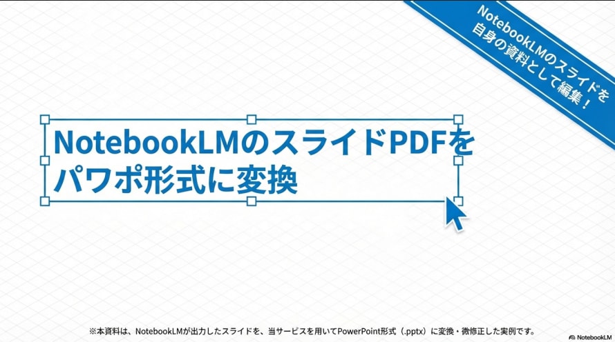 機密保持対応NotebookLM→PPT変換します 機密情報も安心|24時間以内削除・NDA対応 イメージ1