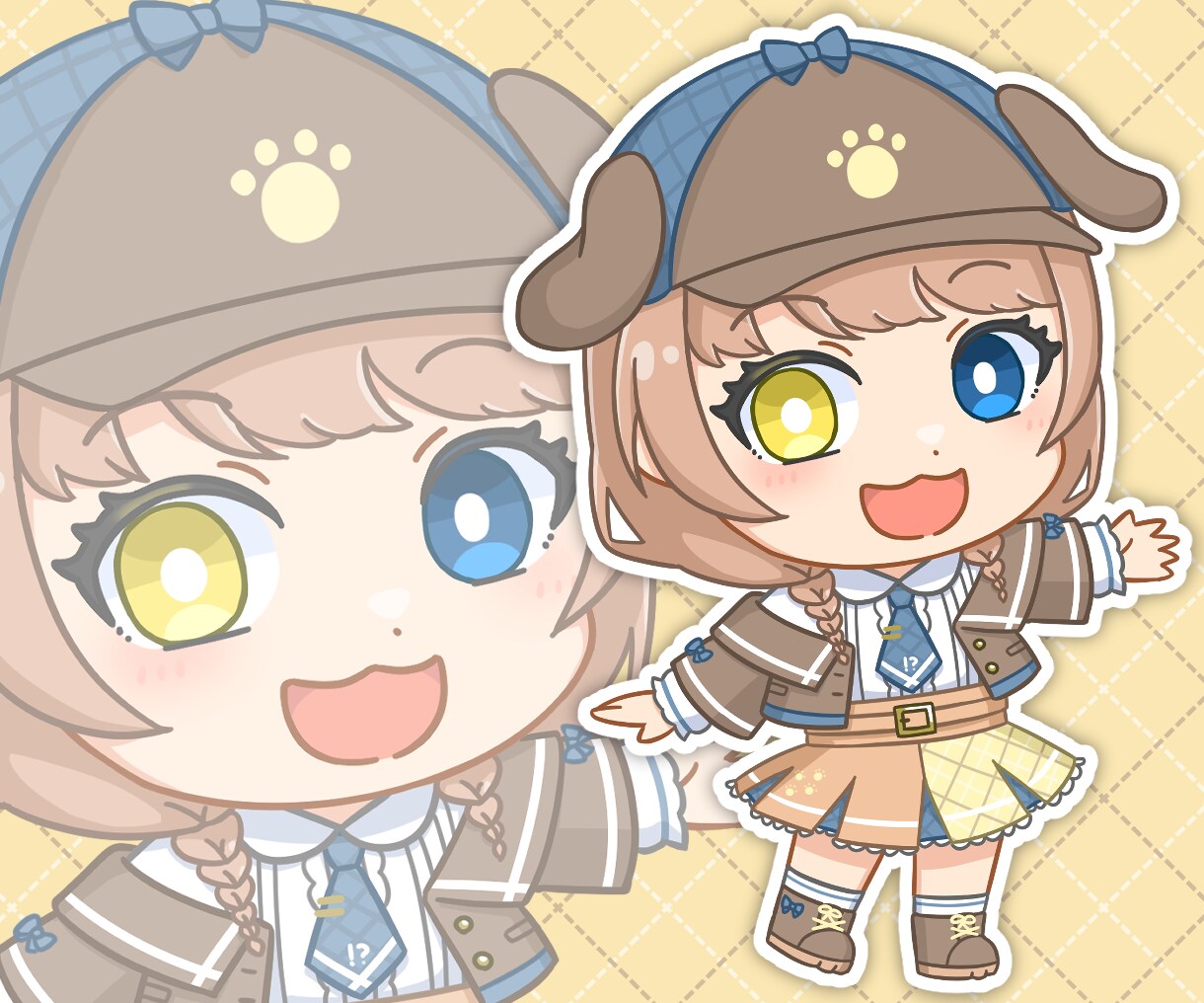 SD（デフォルメ）イラストを描きます 商用利用◎ グッズ制作にもおススメです！ イメージ1