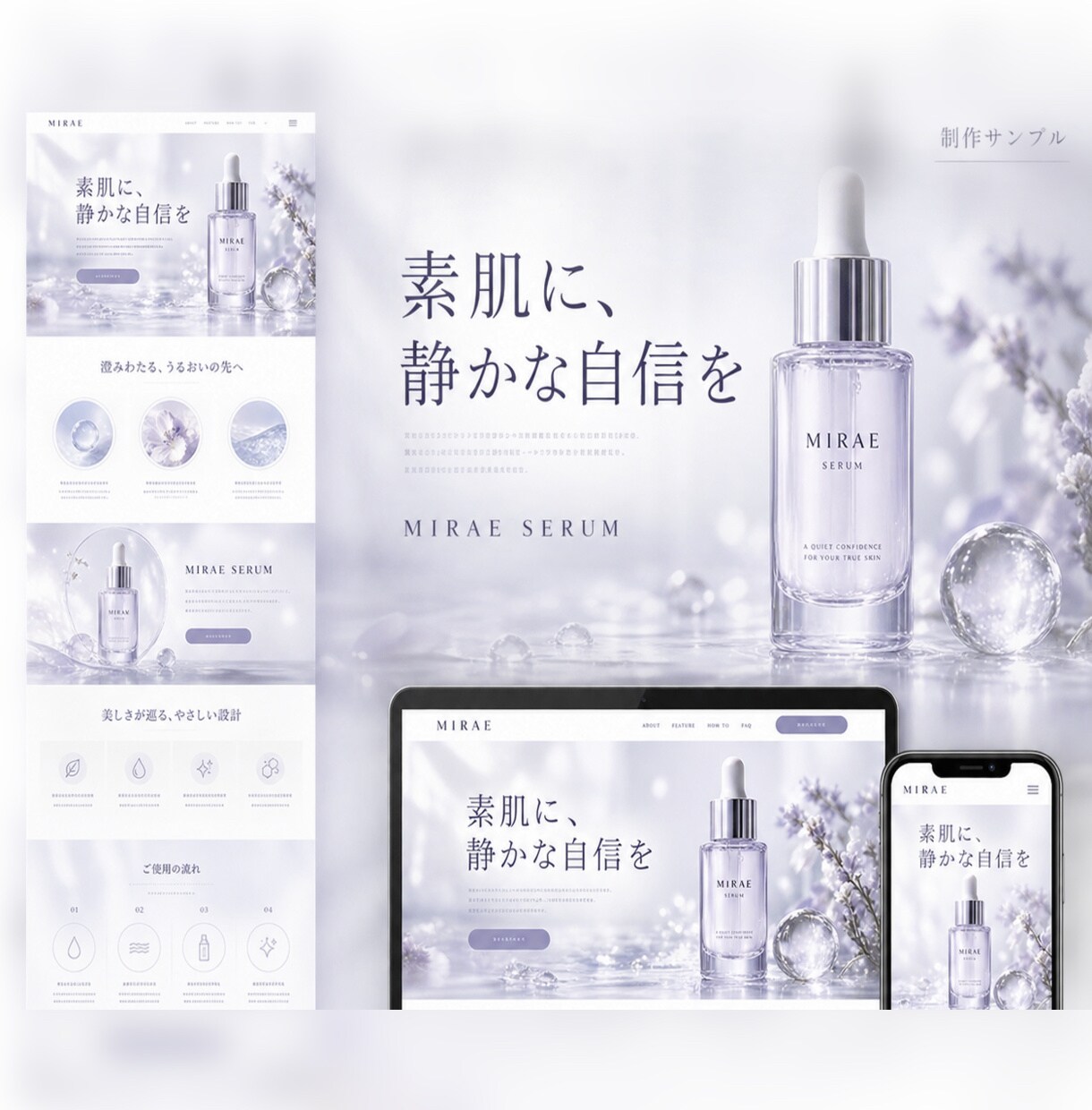LP制作｜店舗集客のランディングページを作ります デザインと文章構成をまとめて丁寧に対応します イメージ4