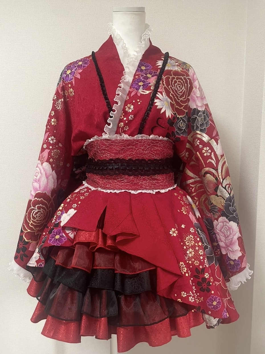アイドル、コンカフェ衣装のデザイン/製作承ります 衣装デザイン~製作まで承ります☆*。(メンズ可*。) イメージ8