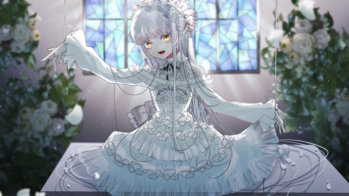 歌ってみた・MV・ジャケット用イラスト制作します 【MV】世界観を彩る一枚絵描きます【歌ってみた】 イメージ7