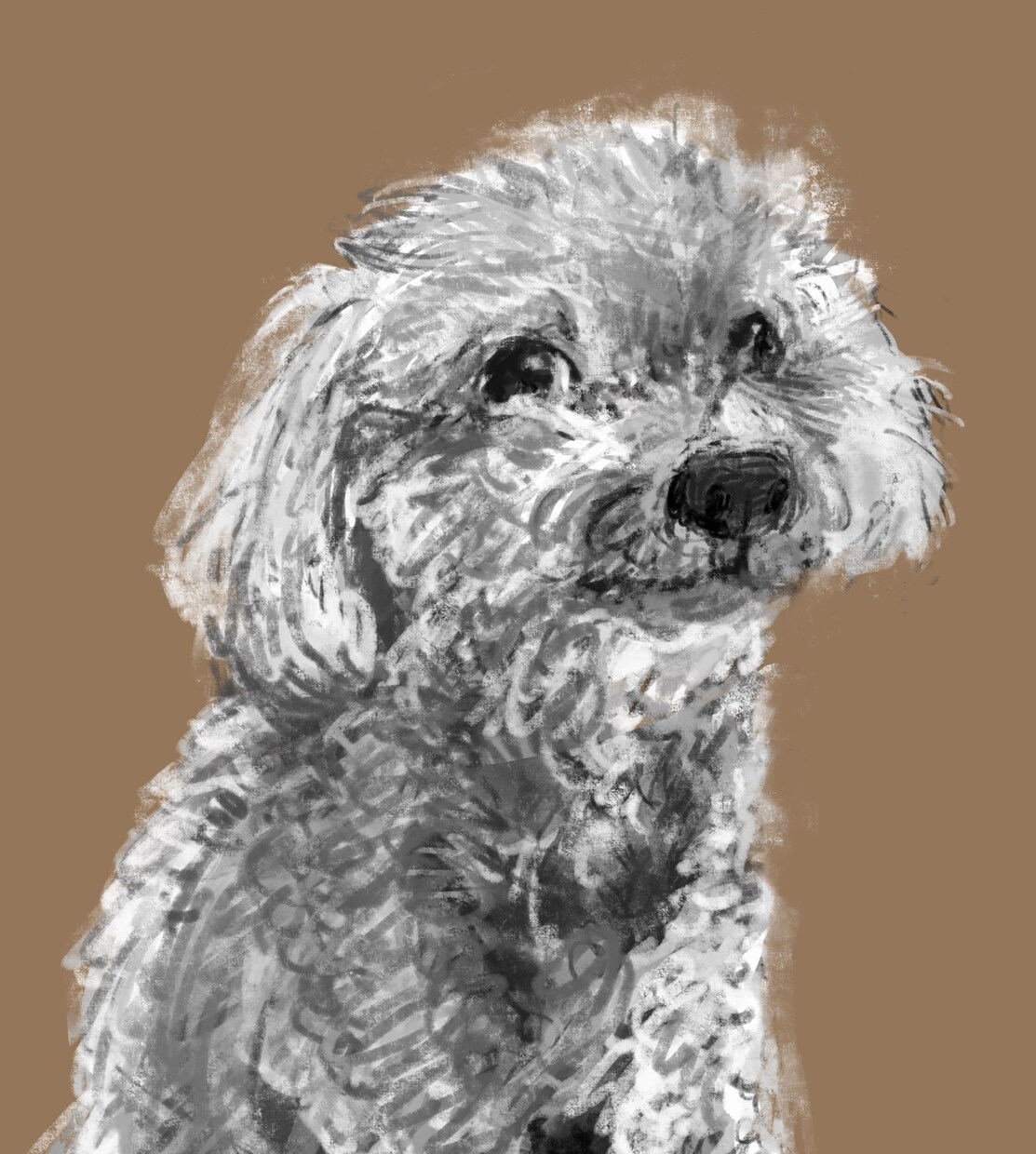 ペット(犬)のイラストを作成します わんちゃんの魅力たっぷりなイラストを描きます。 イメージ2