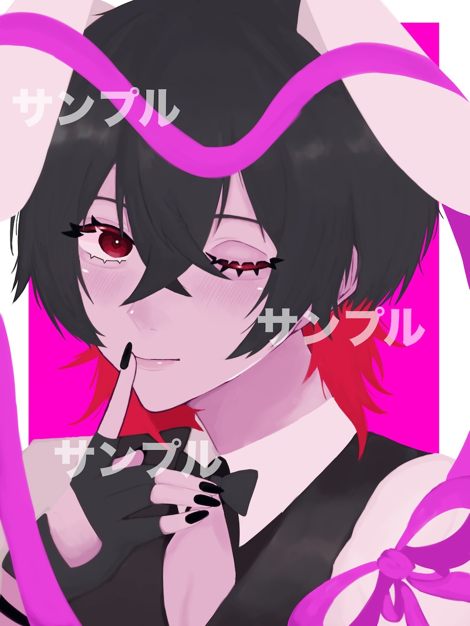 可愛いSNSアイコン・一枚絵描きます 世界にひとつのときめきイラスト イメージ2
