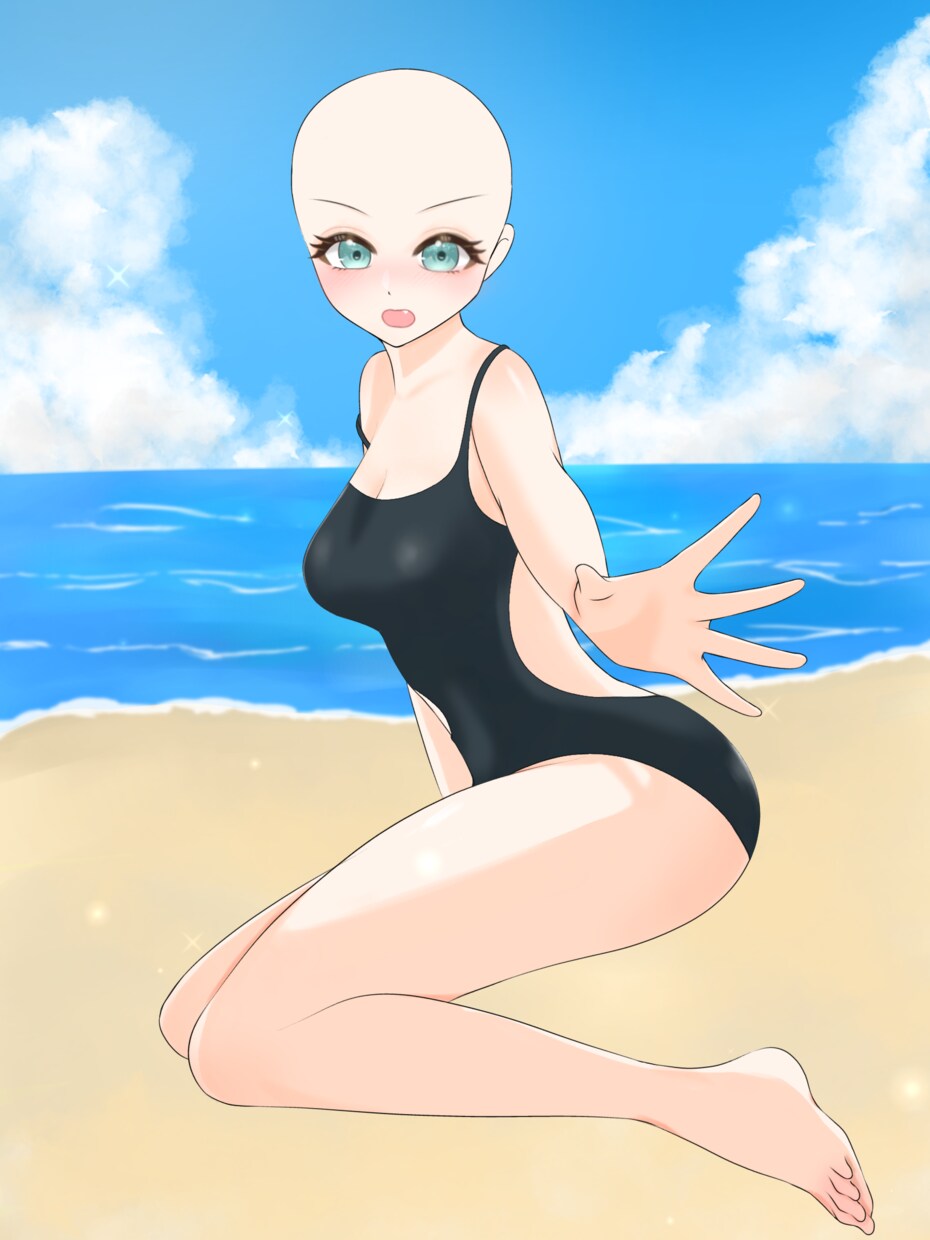 量産水着イラスト描きます 3種類の水着からお選びいただけます！ イメージ2
