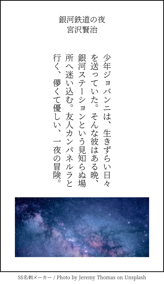 自作小説のあらすじつくります 読了後、100字程度に要約します イメージ2