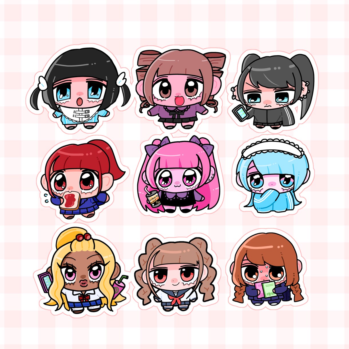 最短即日！ミニキャラ描きます アイコンや似顔絵、スタンプやグッズ制作などに！ イメージ3