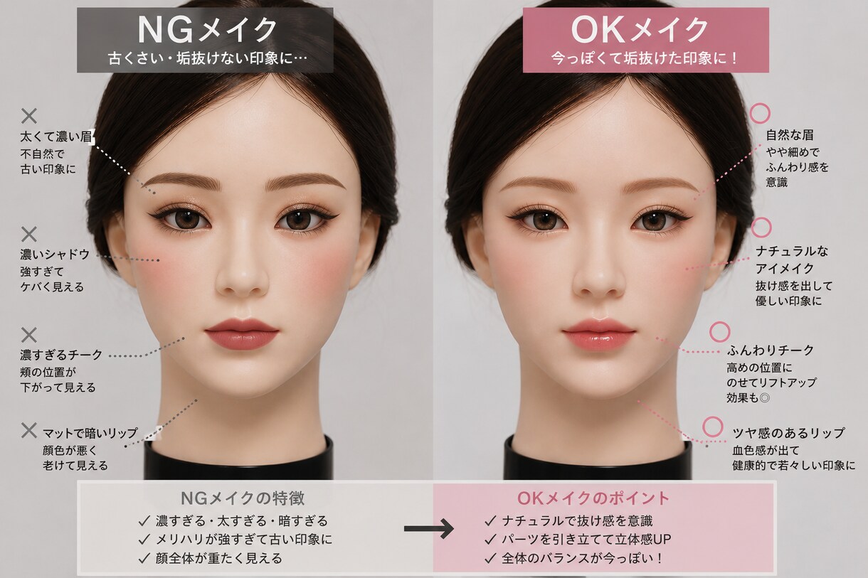 好印象メイク術！相手の記憶に残すメイク教えます 初心者さん『一緒に自分史上最高に可愛い』を見つけましょう！ イメージ1