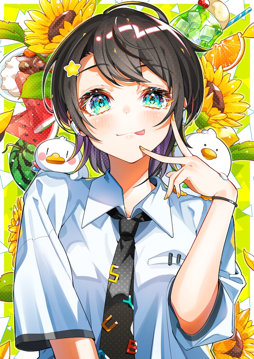 ポップでキラキラな雰囲気のイラスト制作いたします 商用利用可！鮮やかで目を引くイラストをあなたに！ イメージ1