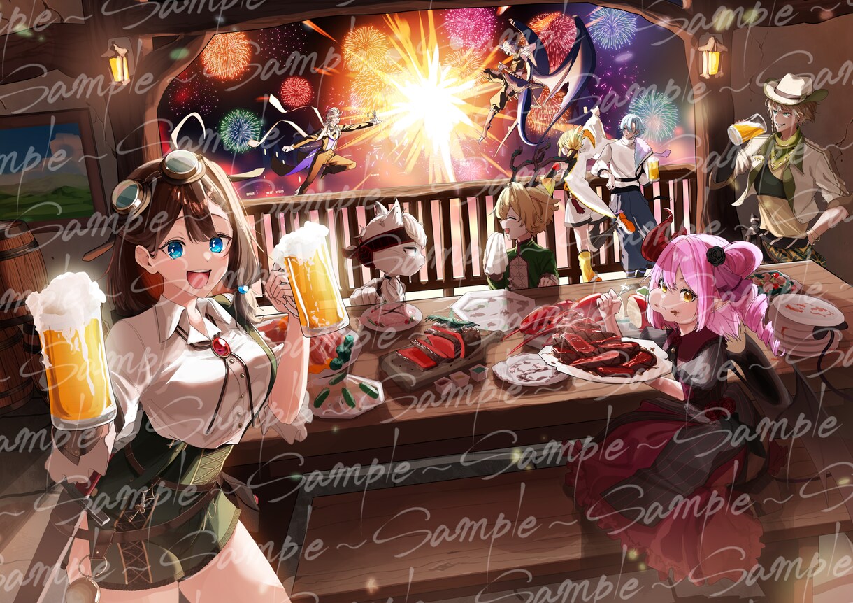 人外・ファンタジー/キャラクターイラスト描きます 期間限定3名まで‼️人外・ファンタジー系イラスト描きます‼️ イメージ5