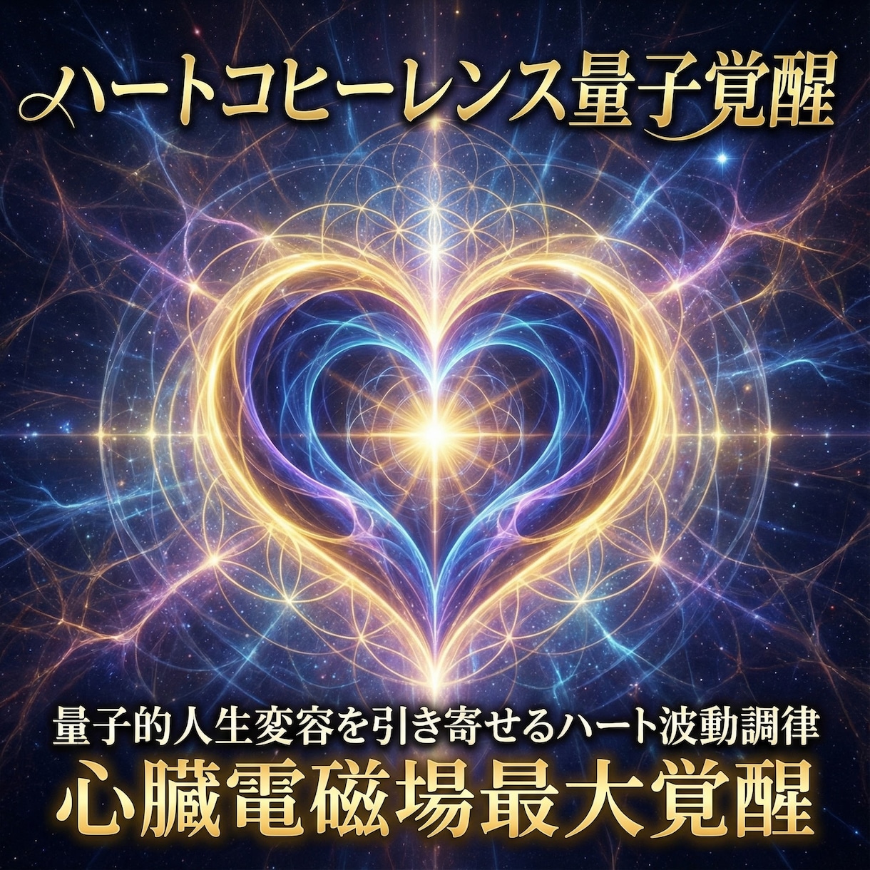 ハートコヒーレンス量子覚醒　光で内側から変容します 心臓電磁場最大覚醒　量子的人生変容を引き寄せるハート波動調律 イメージ1