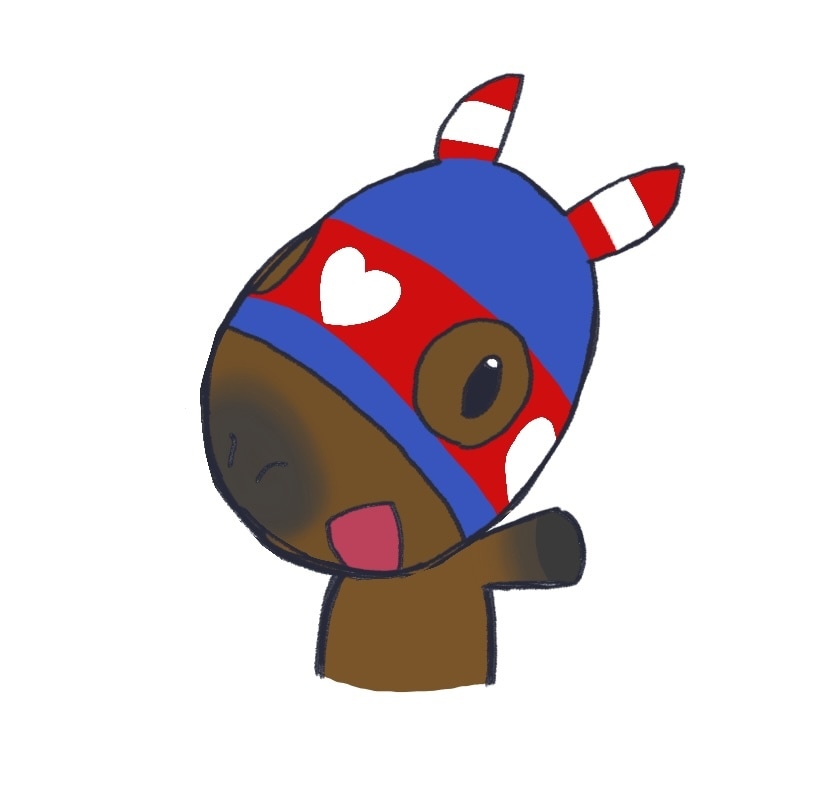 現役・引退競走馬のかわいいイラストお作りします かわいいお馬さんをSNSアイコンやヘッダーにしませんか？ イメージ4