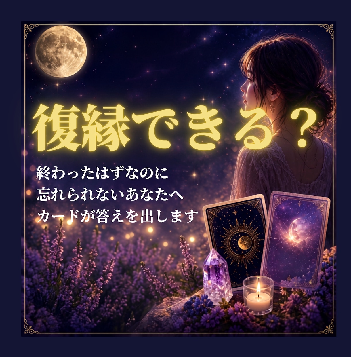 復縁できる？あの人との縁をタロットで鑑定します 終わったはずなのに苦しいあなたへ、カードが動きます イメージ1