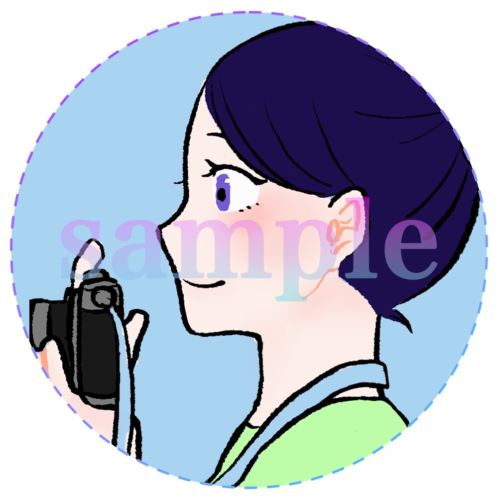 やさしいタッチのアイコン・イラスト制作できます 【商用OK】SNS・名刺・HPなど、幅広く使用可能です イメージ5