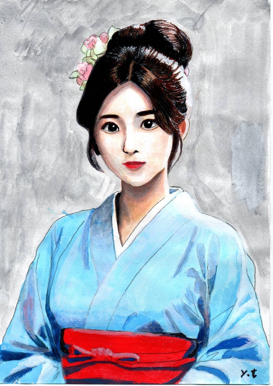 モニター募集　絵画のオーダーメイド承ります 花鳥風月、美人画、誕生花、ペットの肖像画、なんでも描きます！ イメージ3