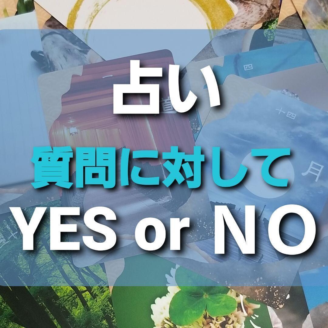 質問に対してのイエスかノーか占います シンプルに行けるのか？行けないのか？をお伝えしましょう イメージ1