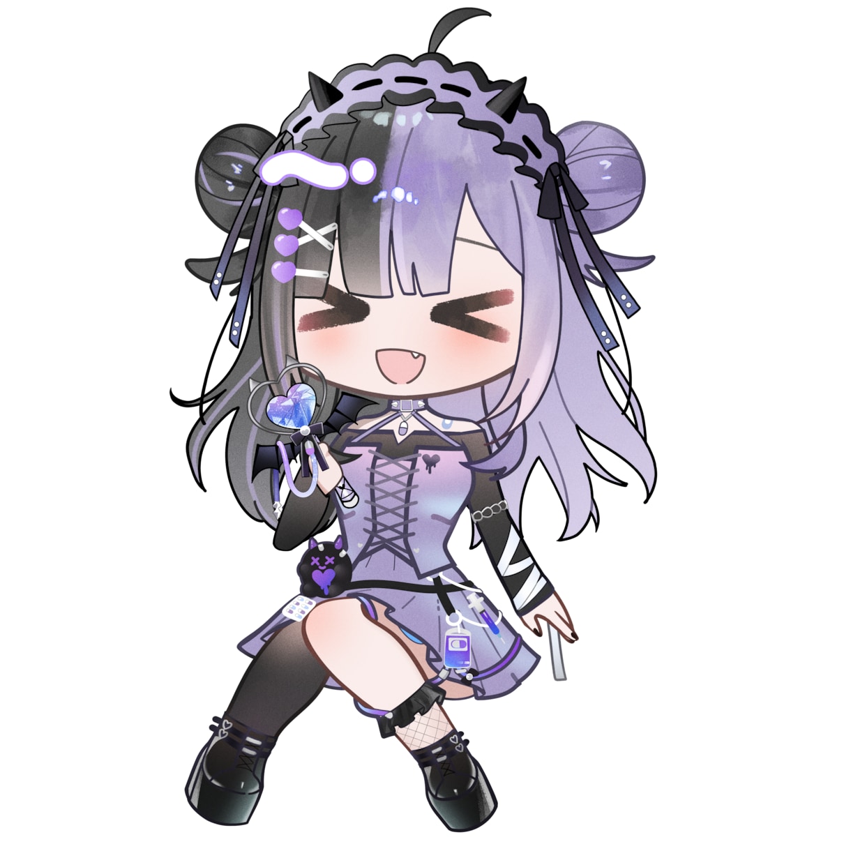 かわいいデフォルメ(SD)イラスト制作いたします アイコン/サムネ/グッズ/立ち絵/歌ってみたイラストなど イメージ3
