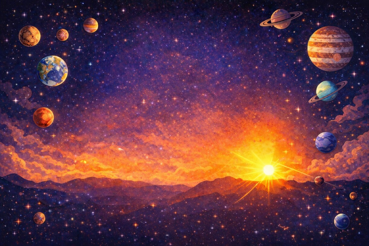 負の連鎖の終結。本来の人生を歩む星読みになります 生きづらさの根本原因を紐解き、自分として生きるヒントを得る イメージ1