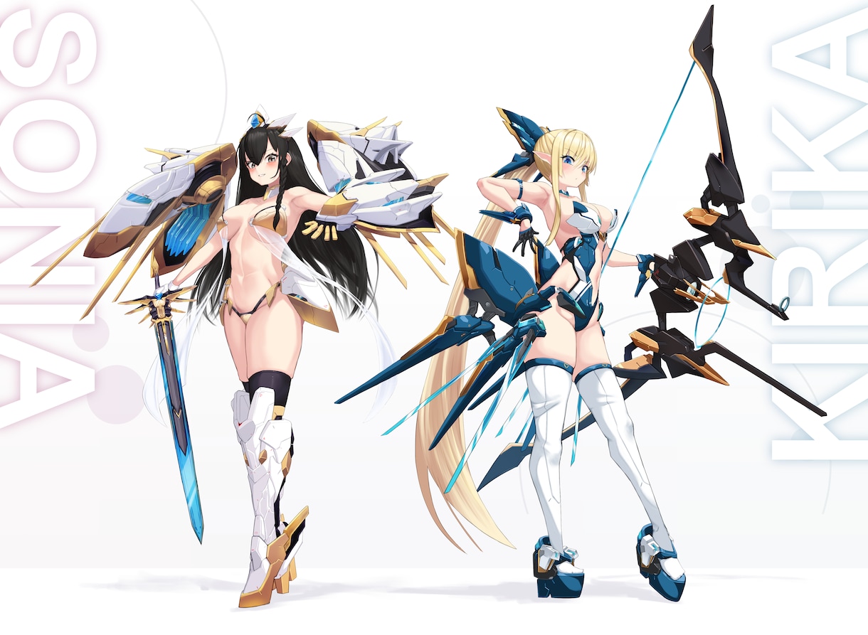 オリジナル、二次創作、用途に合ったイラスト描きます パキッとしたメカと豊満な女の子が主食です イメージ7