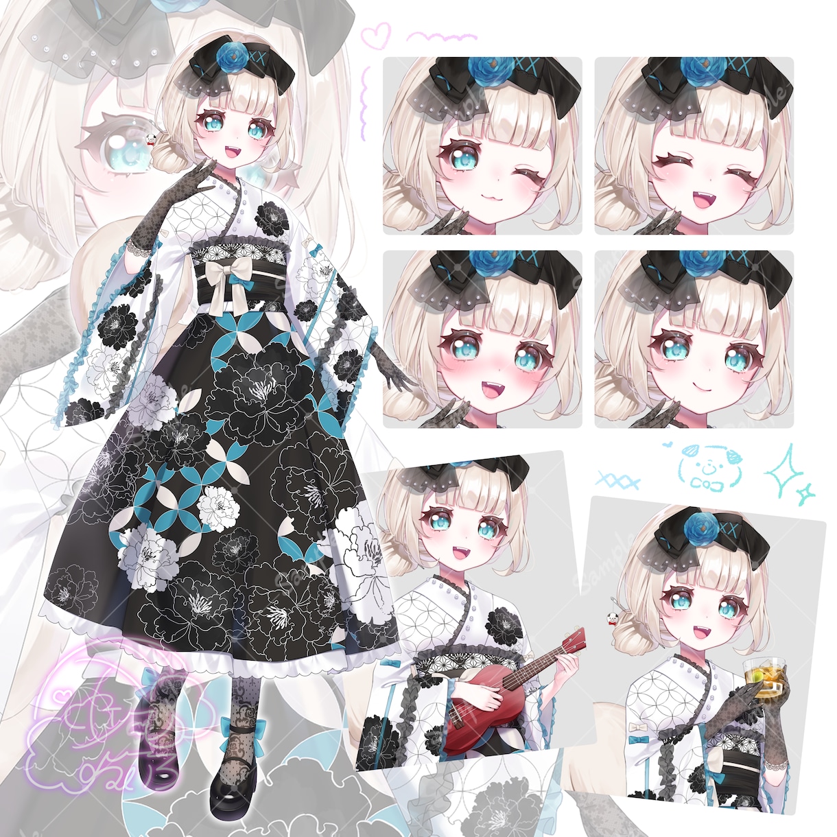 Vtuber向けLive2Dモデル制作いたします ＊キャラデザからモデリングまで可◎IRIAMやTRPGにも！ イメージ4