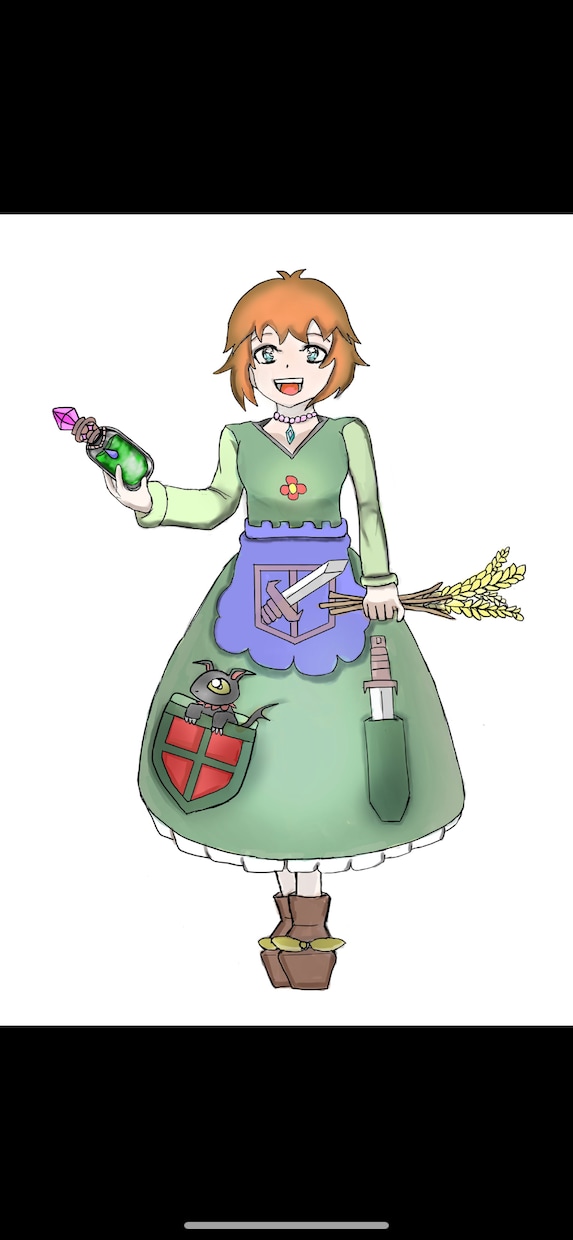 可愛い女の子のイラストを仕上げます 可愛い女の子を丁寧に上手く描く！ イメージ2