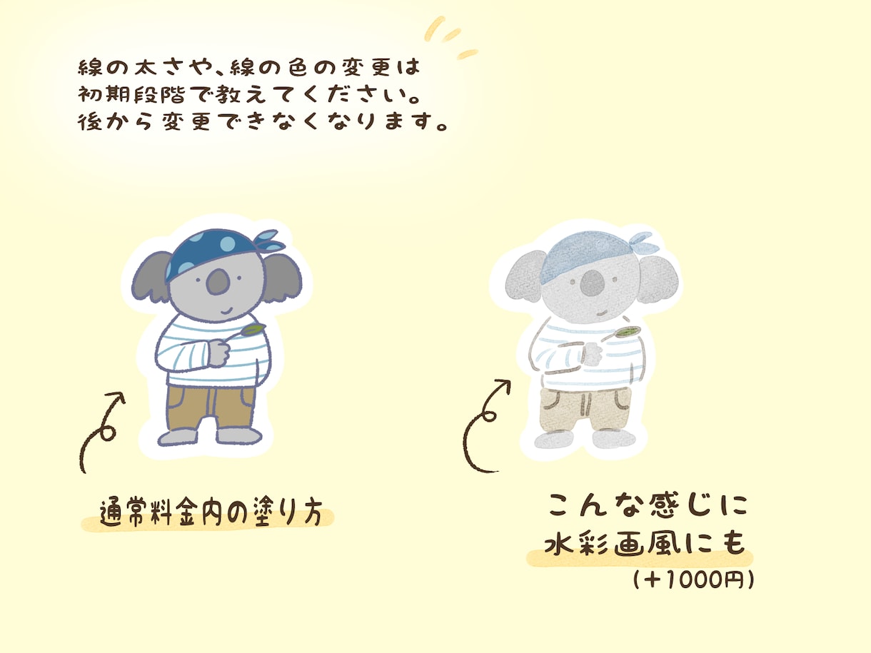商用利用可⭐︎ゆるくてかわいい動物描きます ⭐︎癒し系なゆる〜いアニマルイラスト⭐︎ イメージ8