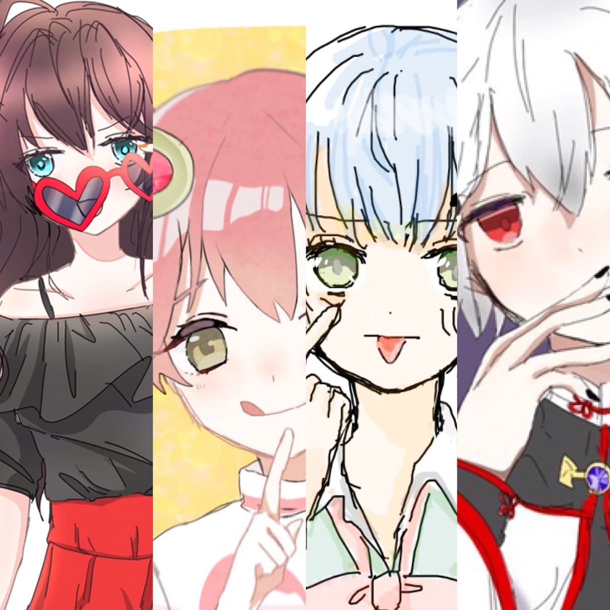 アイコンなどイラスト描きます ミニキャラ、等身、色々どうぞ！1000〜 イメージ2