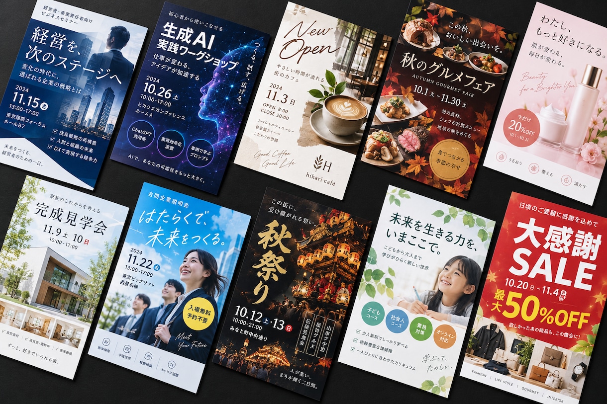 販売経験を活かし伝わるチラシを制作します 販売取引1,600件｜見た瞬間に惹き付ける情報設計を一枚に イメージ2