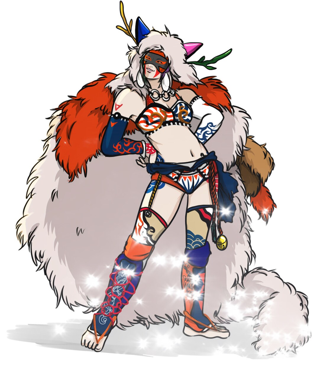 女性キャラクターをお描きいたします 衣装を生かしたイラストを作成します。 イメージ5