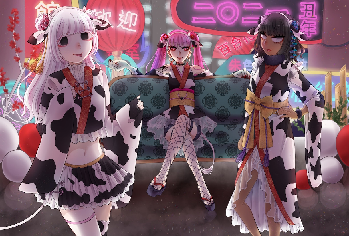 かわいい女の子のイラスト描きます アイコン、サムネ用、グッズ利用など様々な用途で◎ イメージ3
