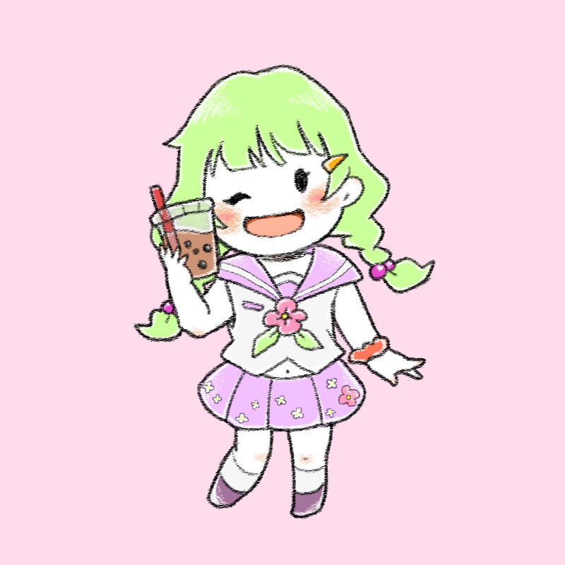 クレヨン風のかわいいSNSアイコンを作成します クレヨンで描いたような優しいタッチで、誰にでも好印象！ イメージ4