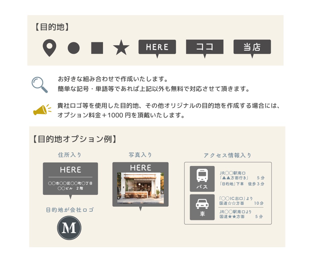 シンプルわかりやすい！用途に合せた地図を作成します チラシ・名刺・ホームページに！落ちついた色味のおしゃれ地図 イメージ6