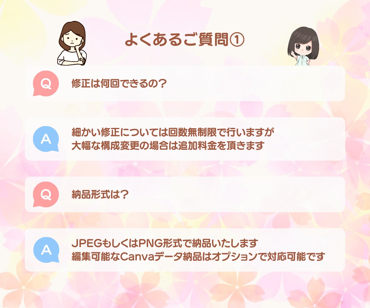 修正無制限＊女性向けSNSヘッダー制作します 女性らしく可愛いヘッダーはこちらから♪ イメージ6
