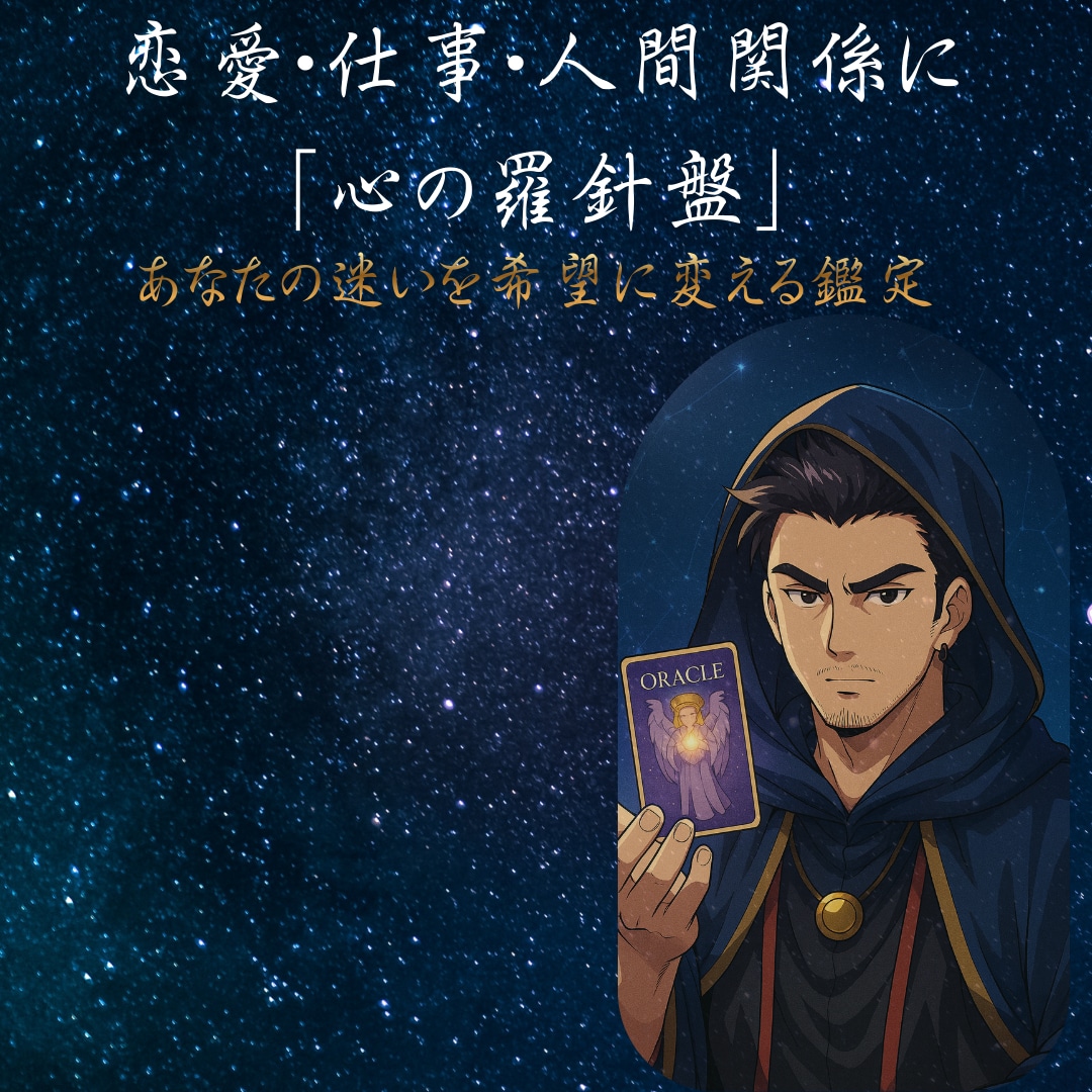 恋愛・仕事・人間関係の未来への羅針盤 を占います ​先が見えなくて不安。　明日への一歩を力強くアドバイスします イメージ2