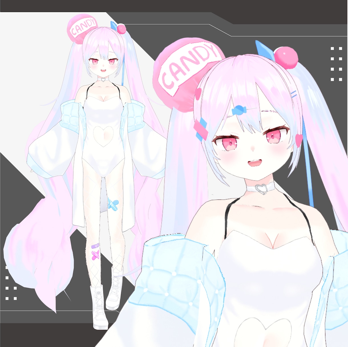 キャラデザから3Dモデルを制作します Vtuber様やVRchatなどメタバース空間でも使用可！ イメージ9