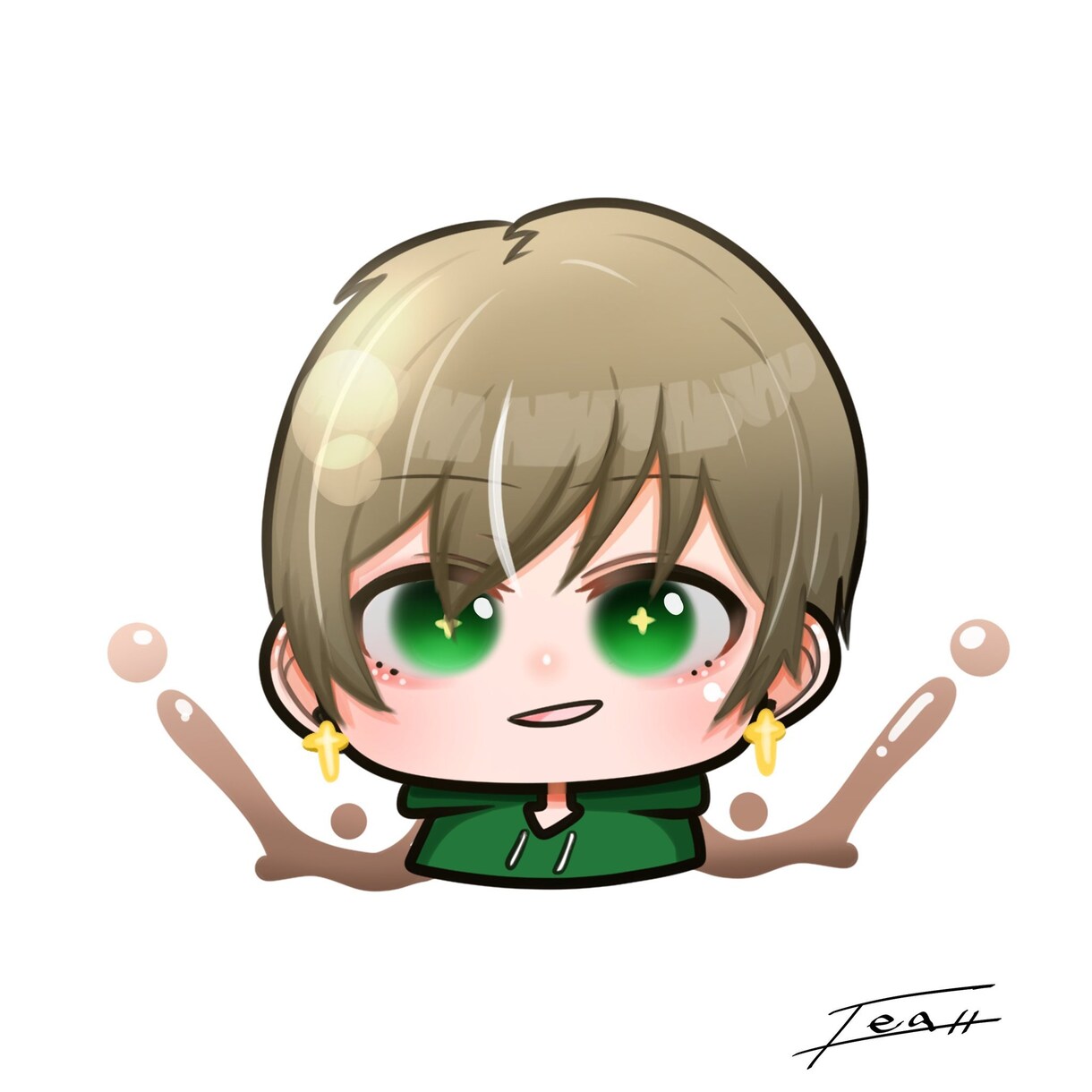 SNSのアイコンや歌ってみたの一枚絵を描きます 安く、早い対応と納期を心掛けております！ イメージ3