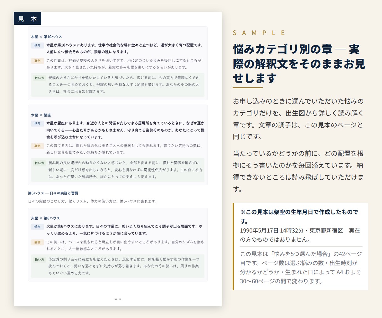 西洋占星術で、あなただけの取扱説明書を作ります 占いというより、自分の棚卸し。 イメージ6