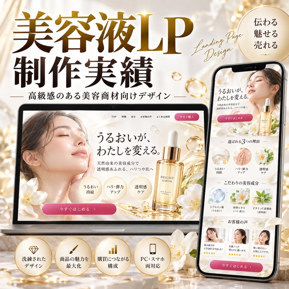 画像・カンプから2日以内にLPをコーディングします Canva・画像OK｜編集しやすいHTMLで納品 イメージ2