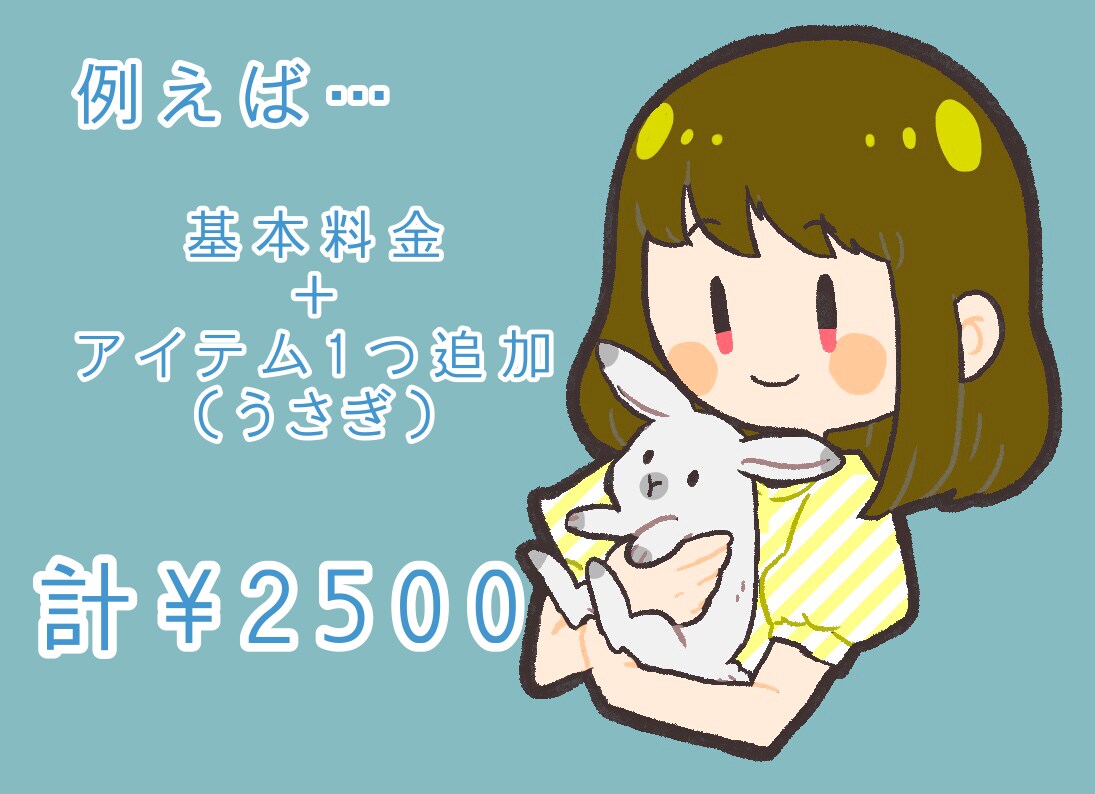 シンプルでゆるふわかわいい魅力的なアイコン描きます ラフ修正無制限！SNS、ブログ等に使える表情差分もあります イメージ3