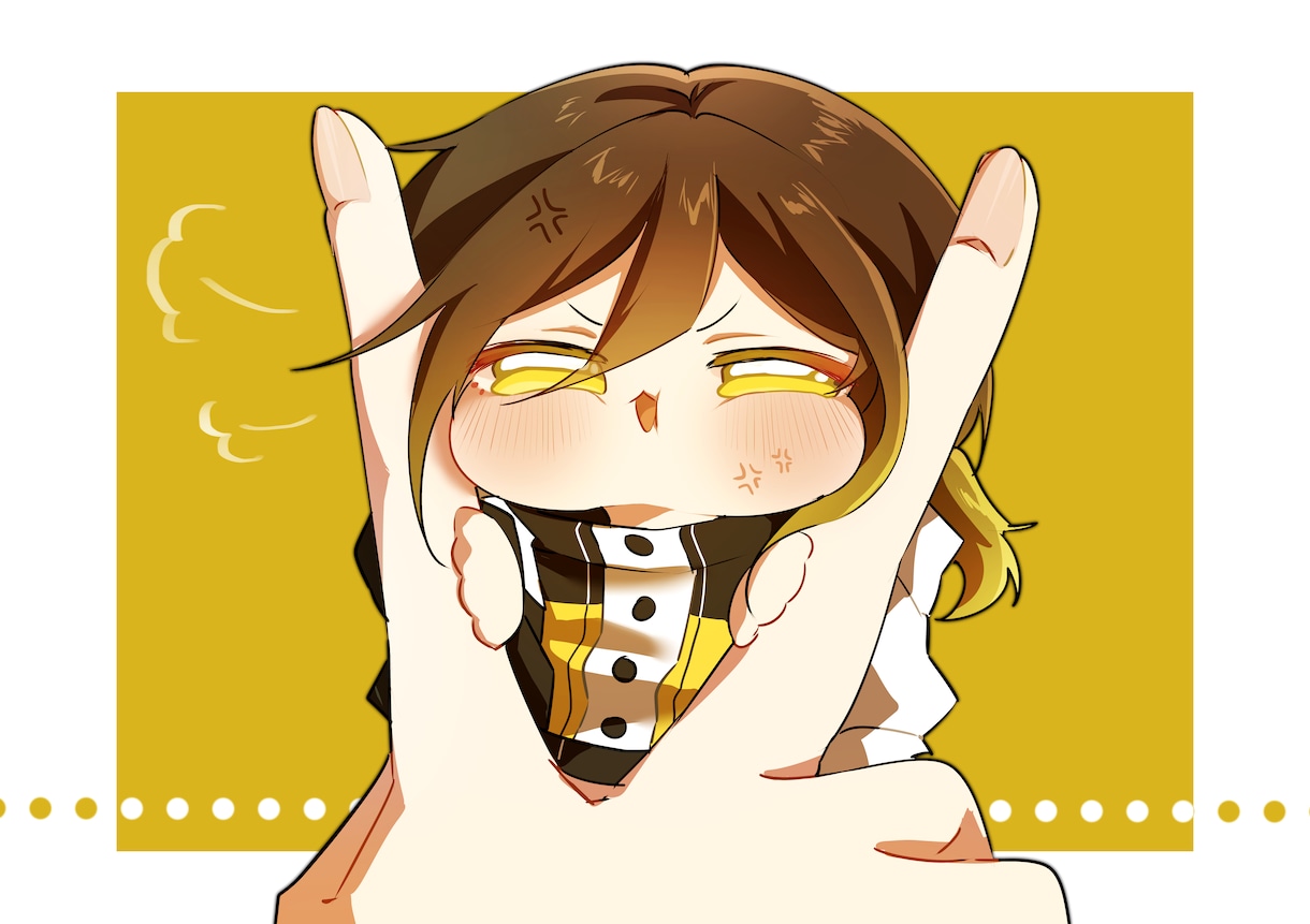 デフォルメイラスト描きます ミニキャラのイラストを描きます！SNS等使用可能です。 イメージ1
