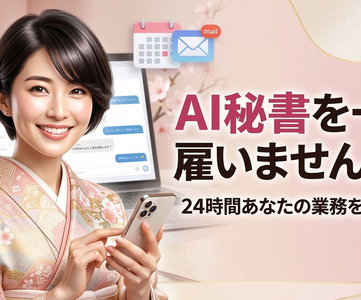 AI秘書が御社の事務を毎月サポートします AI秘書を雇いませんか？月額制で丸ごとお任せ イメージ1